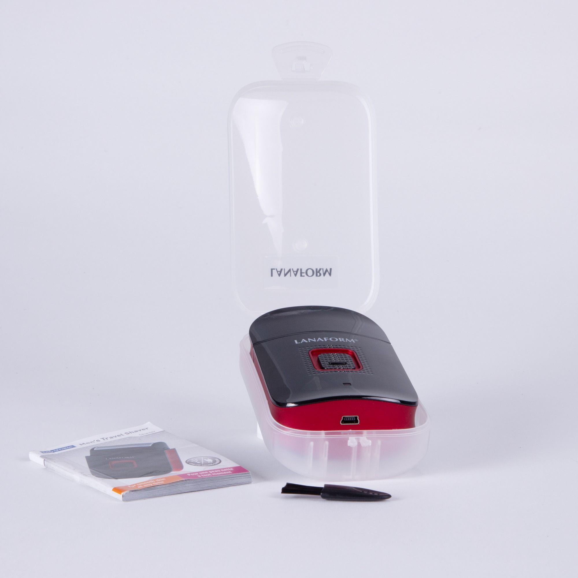 Lanaform Men's Travel Shaver & Clipper – 2-i-1 rakapparat och skäggtrimmer för resan - 3