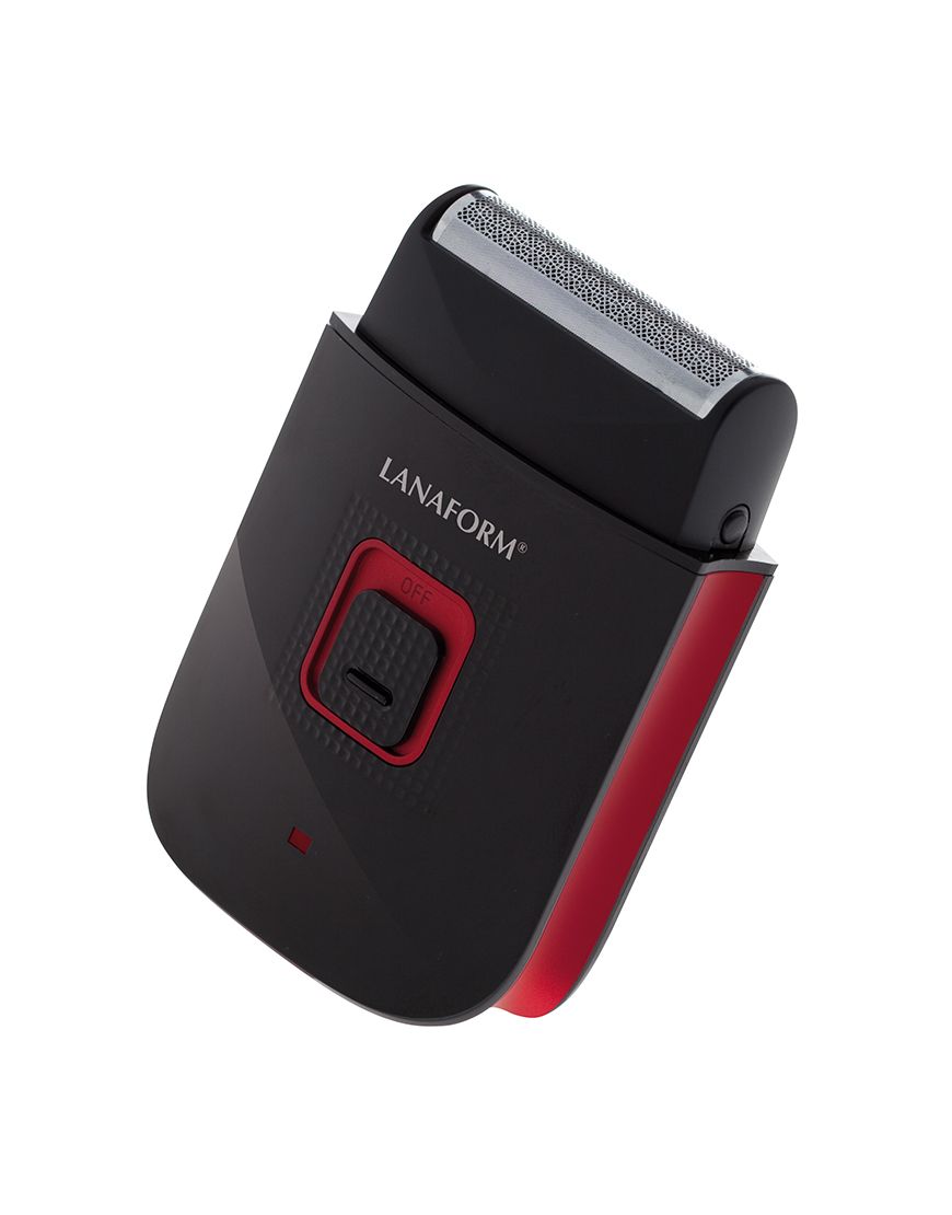 Lanaform Men's Travel Shaver & Clipper – 2-i-1 rakapparat och skäggtrimmer för resan - 2