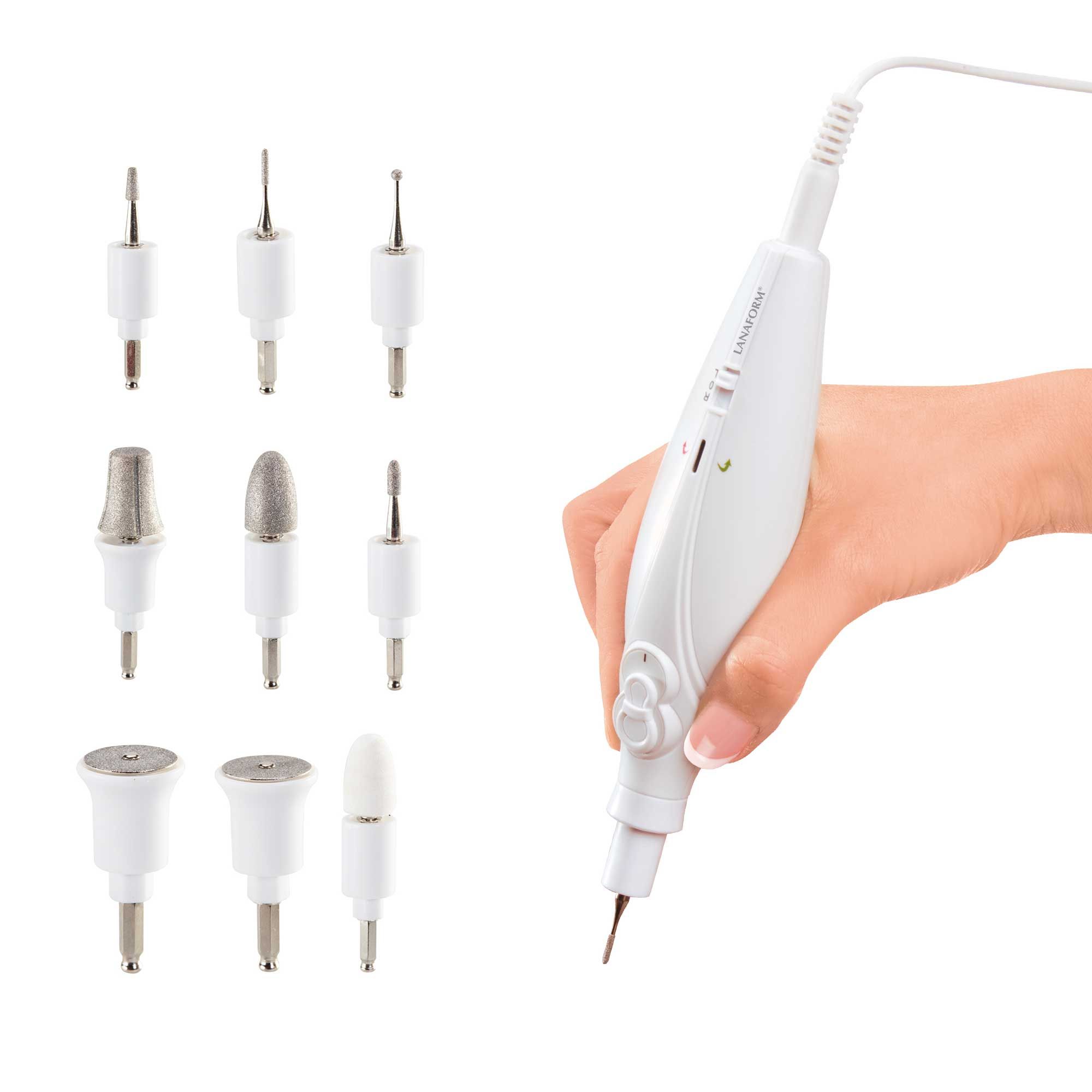 Lanaform Perfect Nail – Elektriskt manikyr- och pedikyrset med 7 tillbehör - 5
