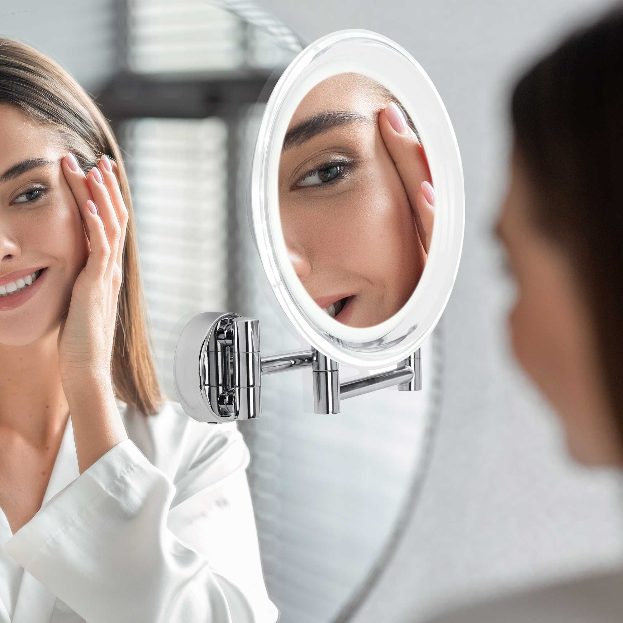 Lanaform Wall Mirror x10 – Väggspegel med 10x förstoring för detaljarbete - 2