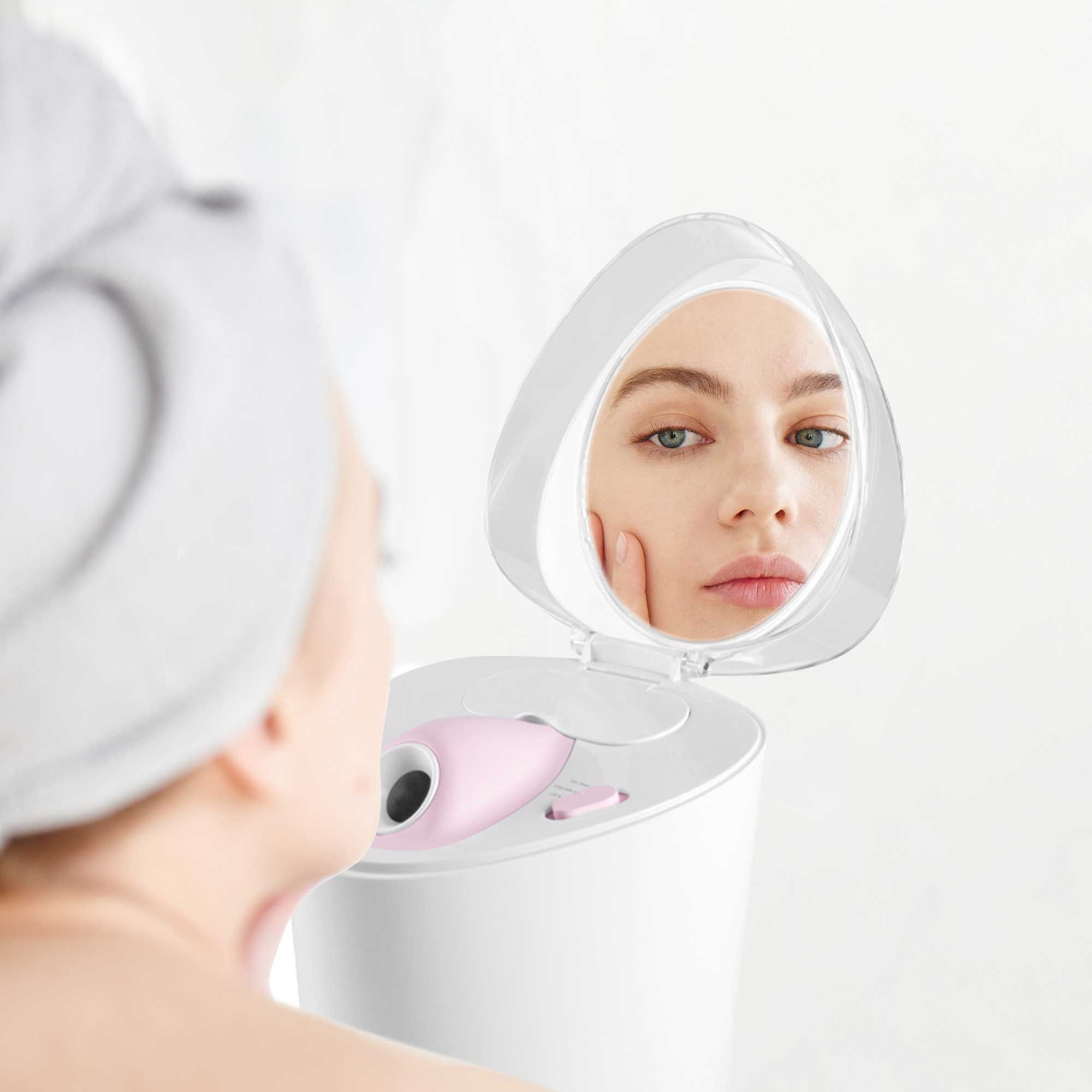 Lanaform Facial Steam – Ansiktsångbad med varm ånga och sval mist för hudvård - 4