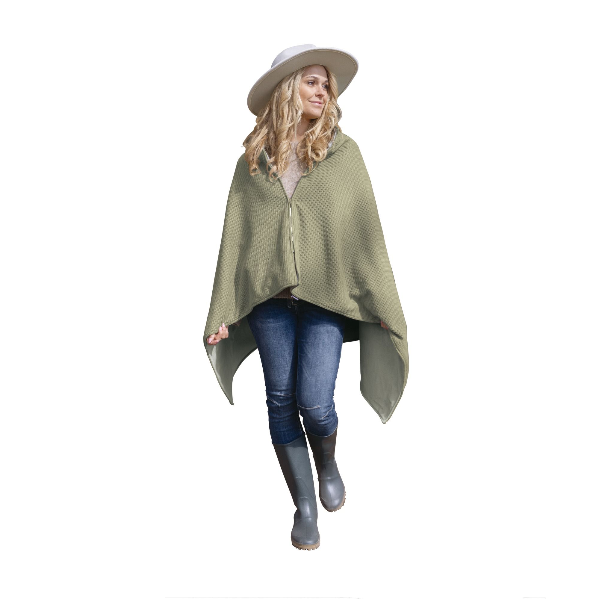 Lanaform Heat Wrap – Uppladdningsbar värmeponcho för axlar och kropp - 2