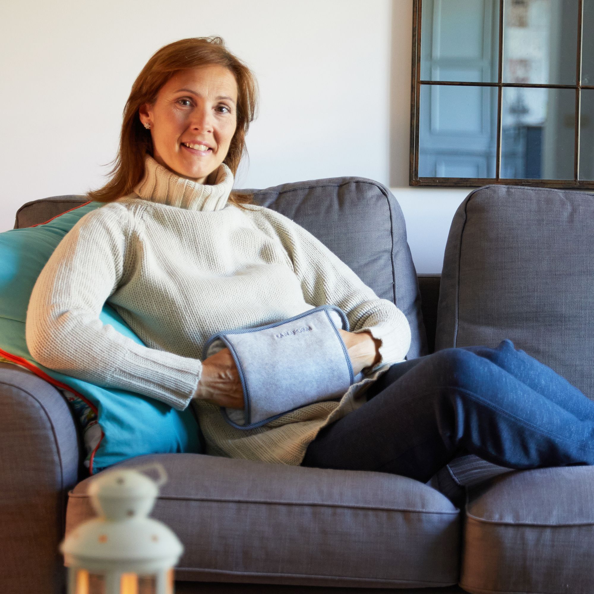 Lanaform Hottle Well-Being – Elektrisk värmedyna med mjukt textilöverdrag - 3