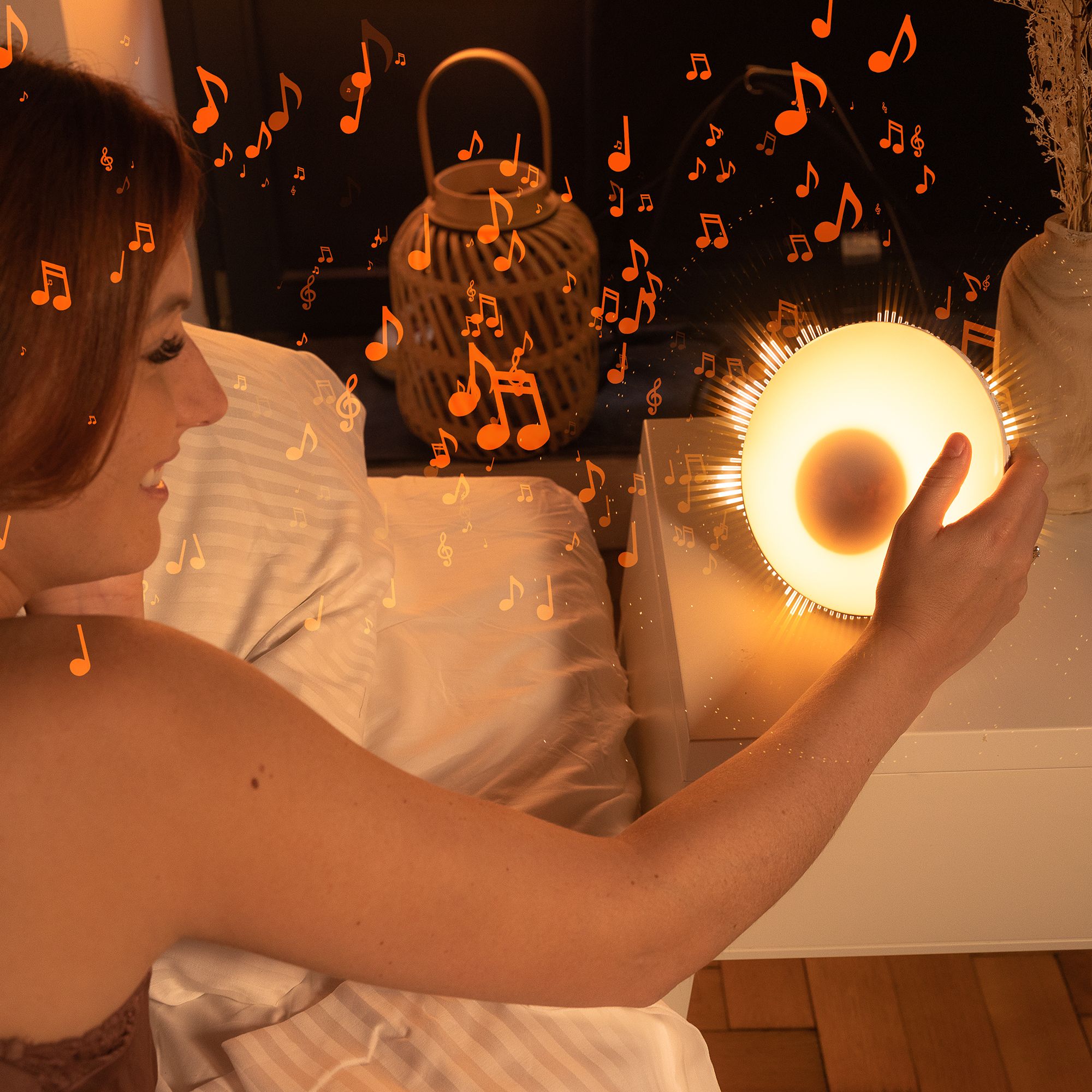 Lanaform Connected Sunrise & Sunset – Smart wake-up light med appstyrning och soluppgångssimulering - 2