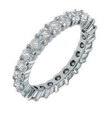 Ring med många små Cubic Zirconia och i Platinumplätering - 6