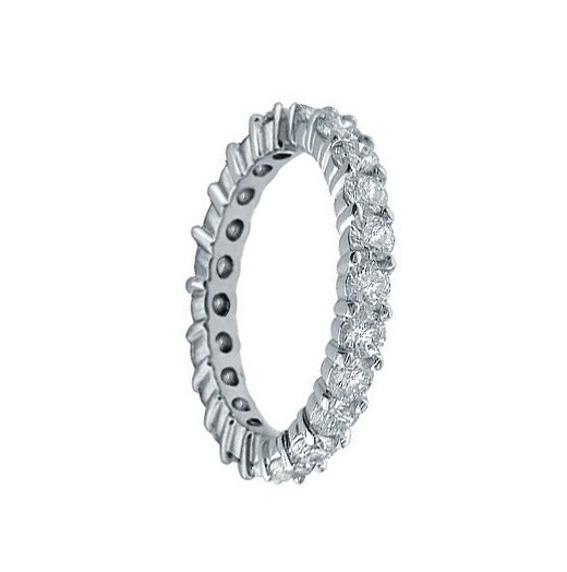 Ring med många små Cubic Zirconia och i Platinumplätering - 7