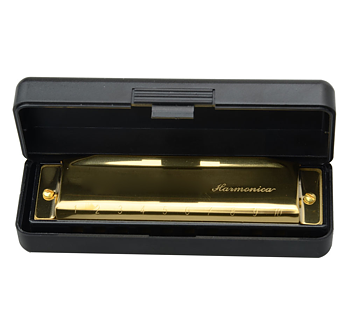 Munspel Swan Harmonica -Guld