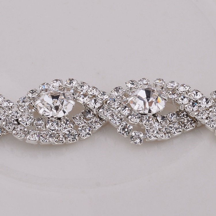 Armband med Cubic Zirconia och Austrian Crystals samt i 925 Sterling Silverplätering -Vita stenar - 5