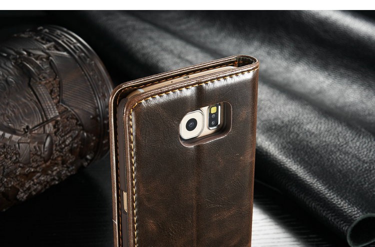 Plånboksfodral till Samsung Galaxy S6, S6 Edge, S8, S8+, S9 och S9+ med magnetlås - 11