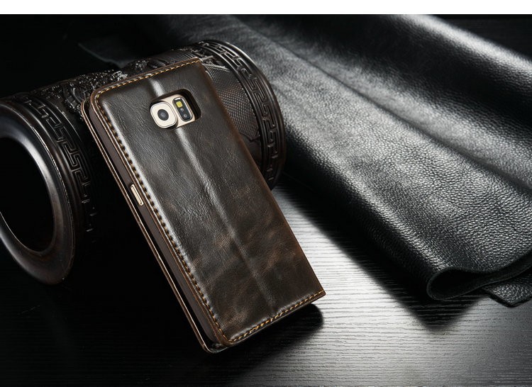 Plånboksfodral till Samsung Galaxy S6, S6 Edge, S8, S8+, S9 och S9+ med magnetlås - 12