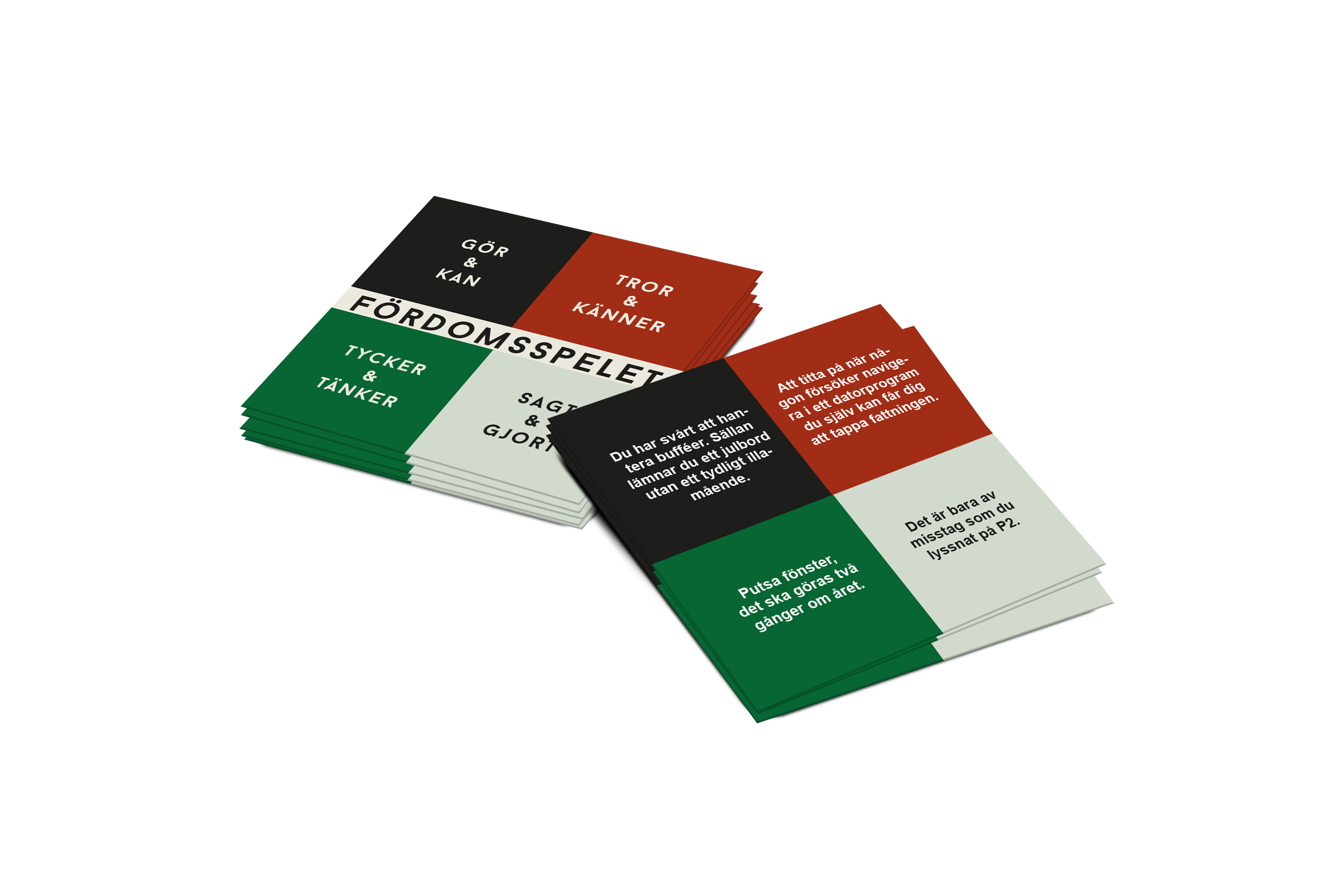 Fördomsspelet -Spel i liten bekväm ask - 2