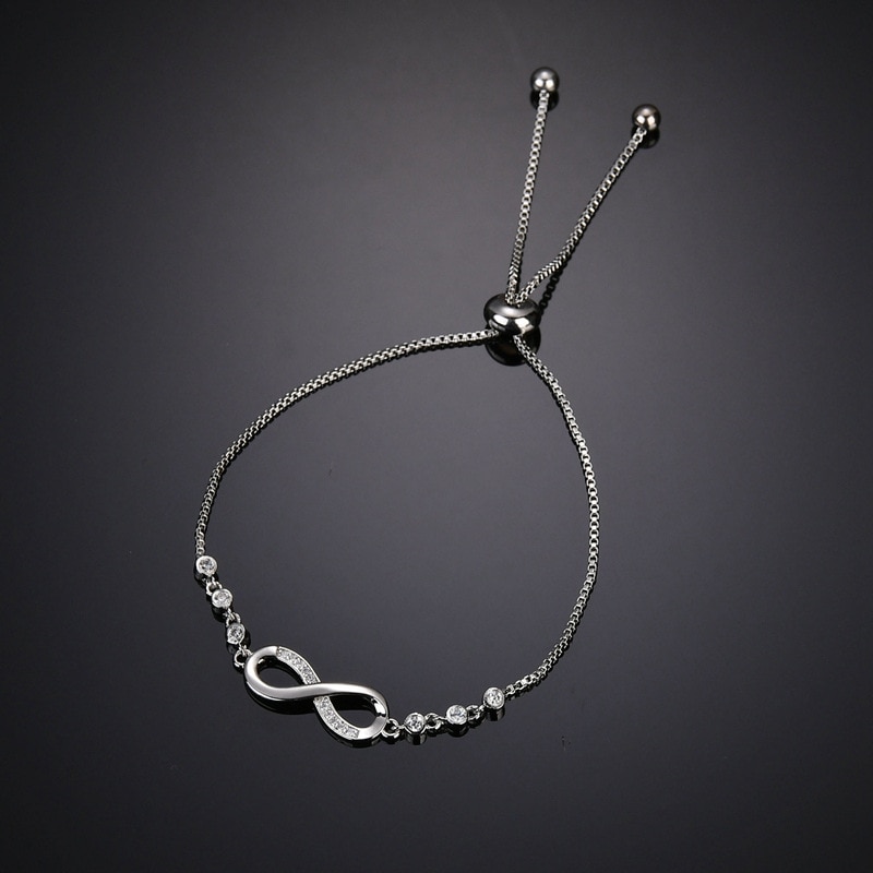 Armband med Cubic Zirconia och i 925 Sterling Silverplätering  - 4