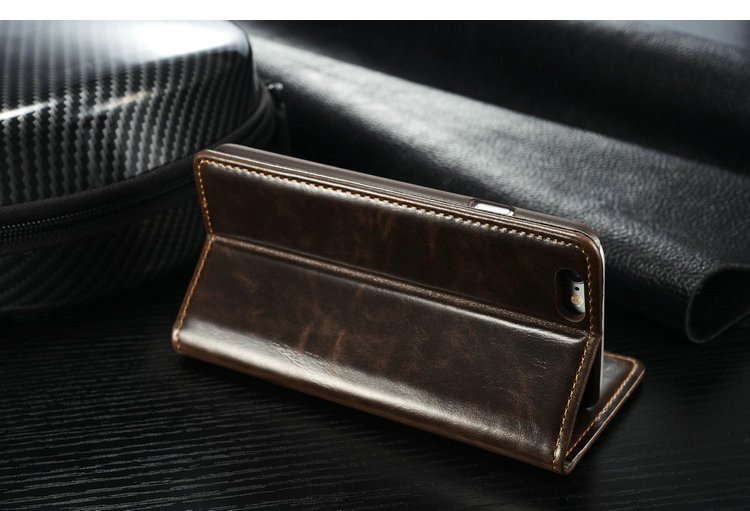Plånboksfodral till iphone 5/5S, 6, 6 Plus, 7, 7 Plus, 8, 8 Plus,  X, XR, XS och XS Max med magnetlås - 10