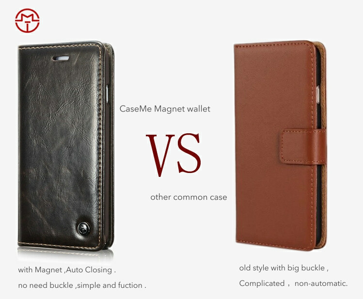 Plånboksfodral till iphone 5/5S, 6, 6 Plus, 7, 7 Plus, 8, 8 Plus,  X, XR, XS och XS Max med magnetlås - 12