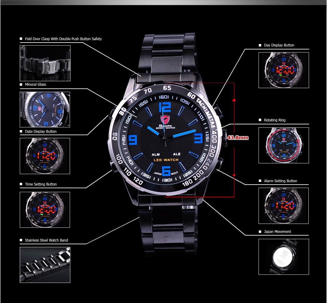 SHARK Sport Watch - Bull Shark - 5