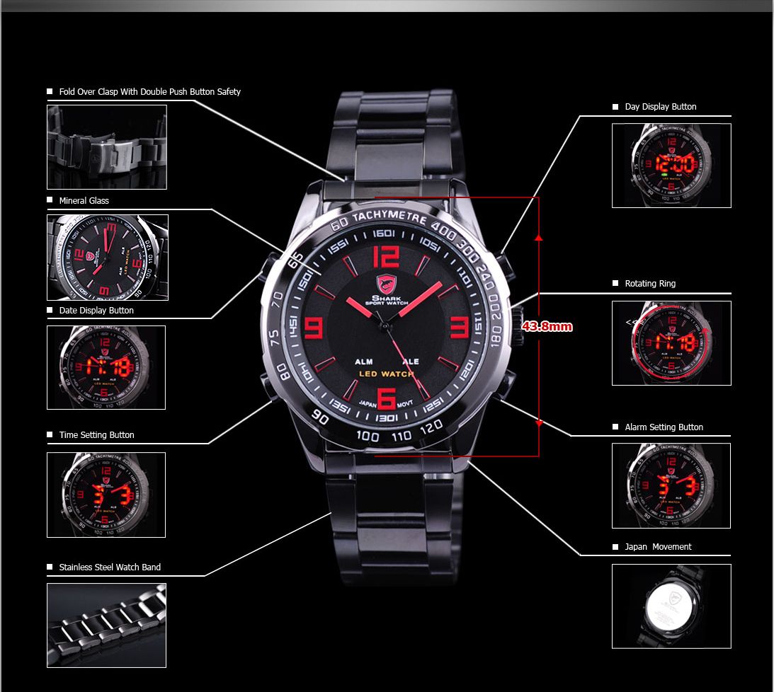 SHARK Sport Watch - Bull Shark - 4