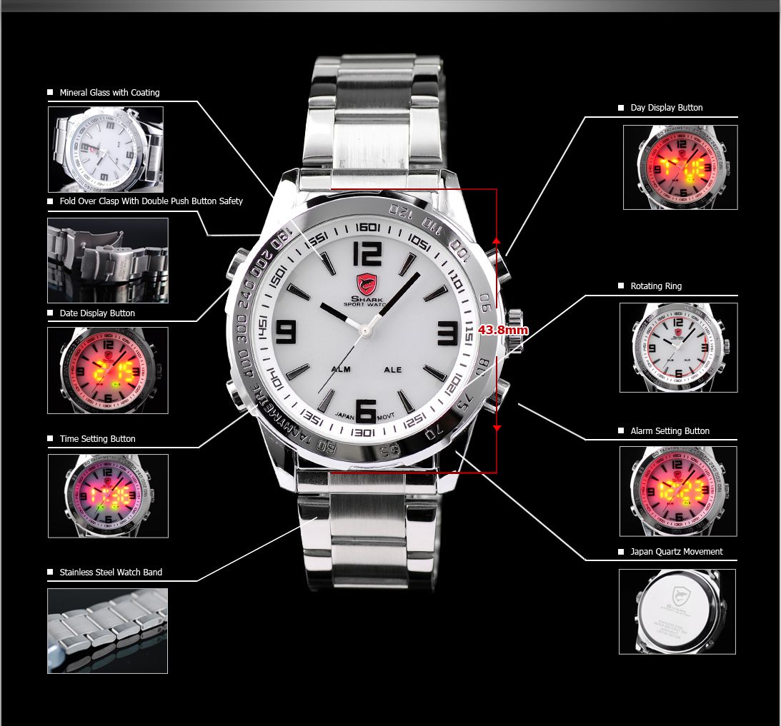 SHARK Sport Watch - Bull Shark - 3
