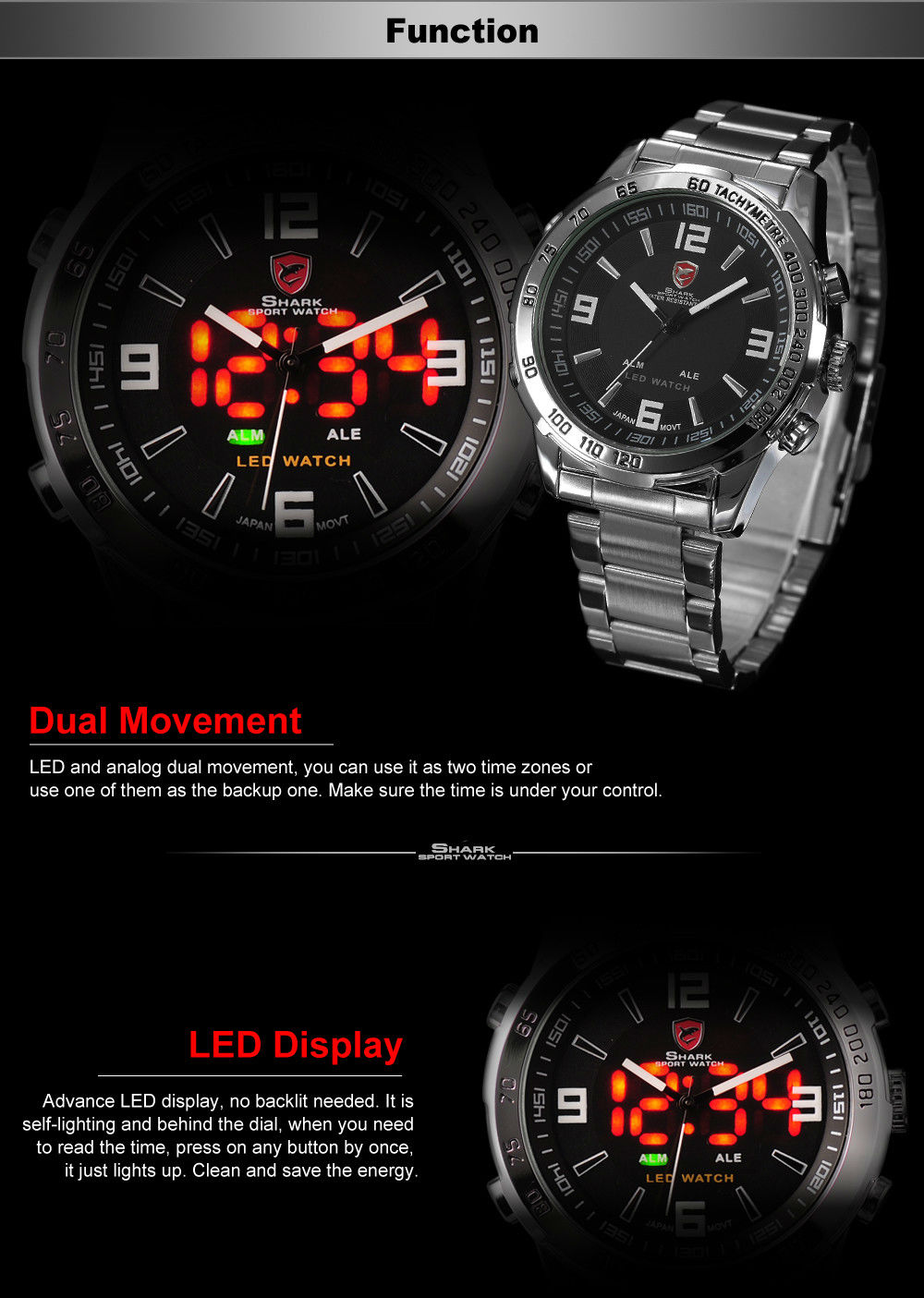 SHARK Sport Watch - Bull Shark - 12