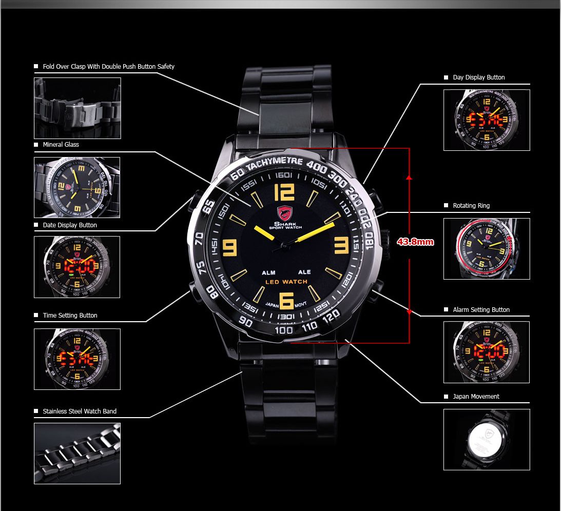 SHARK Sport Watch - Bull Shark - 7