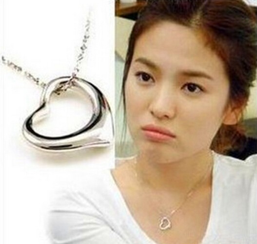 Halsband "Silverheart" i 925 Sterling Silverplätering - 5