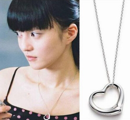 Halsband "Silverheart" i 925 Sterling Silverplätering - 4