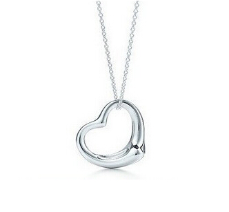 Halsband "Silverheart" i 925 Sterling Silverplätering