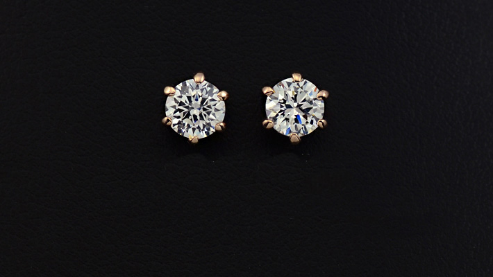 Örhängen med stenar i Cubic Zirconia och 18 K Guldplätering - 5