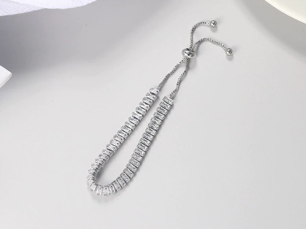 Armband med Cubic Zirconia och i 925 Sterling Silverplätering - 2