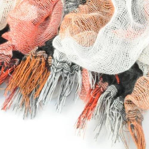 Scarf i moderiktig modell -Mixade färger - 3