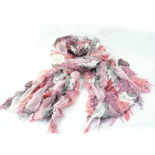 Scarf i moderiktig modell -Mixade färger - 2