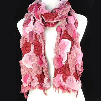 Scarf i moderiktig modell -Mixade färger