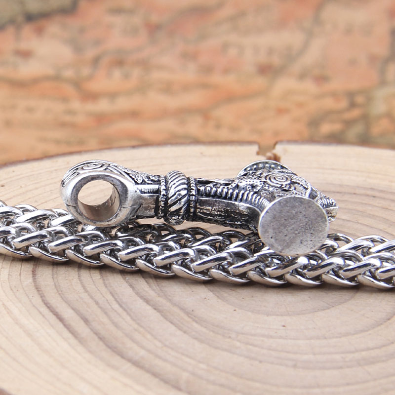 Halsband "Mjölnir" med Kungslänk 5mm -längd  50 resp. 70 cm - 4