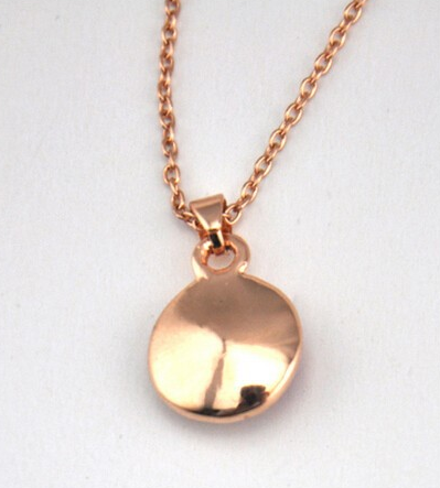 Halsband med Cubic Zircona och i 18 K Guldplätering -Rosa - 3