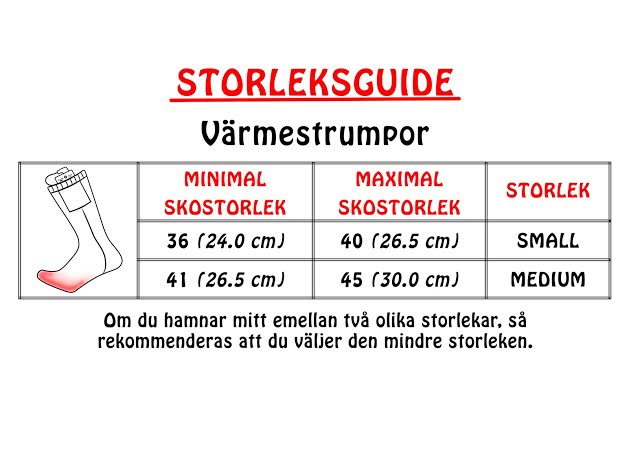 Värmestrumpor - Fjärrstyrda & Trådlösa  - 6