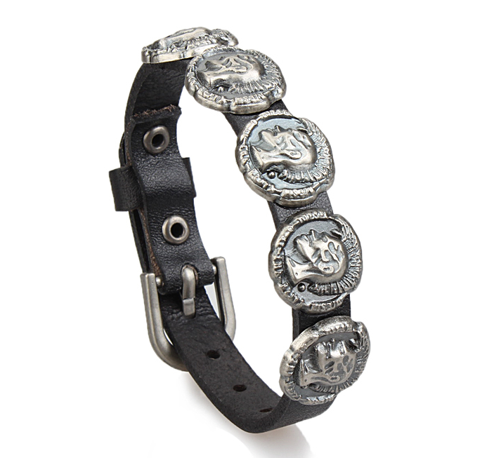Läderarmband "Only the Brave"