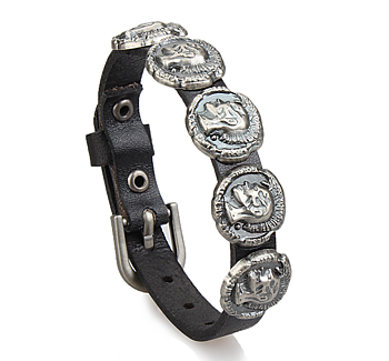 Läderarmband "Only the Brave"