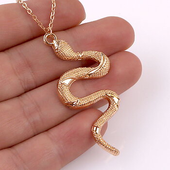 Halsband "Snake" i 18K Guldplätering