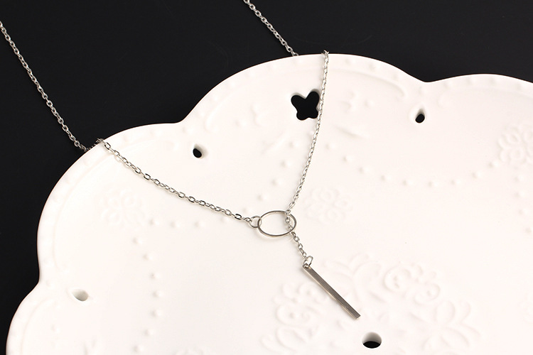 Halsband "Silver Bar" -Silverfärgad - 6