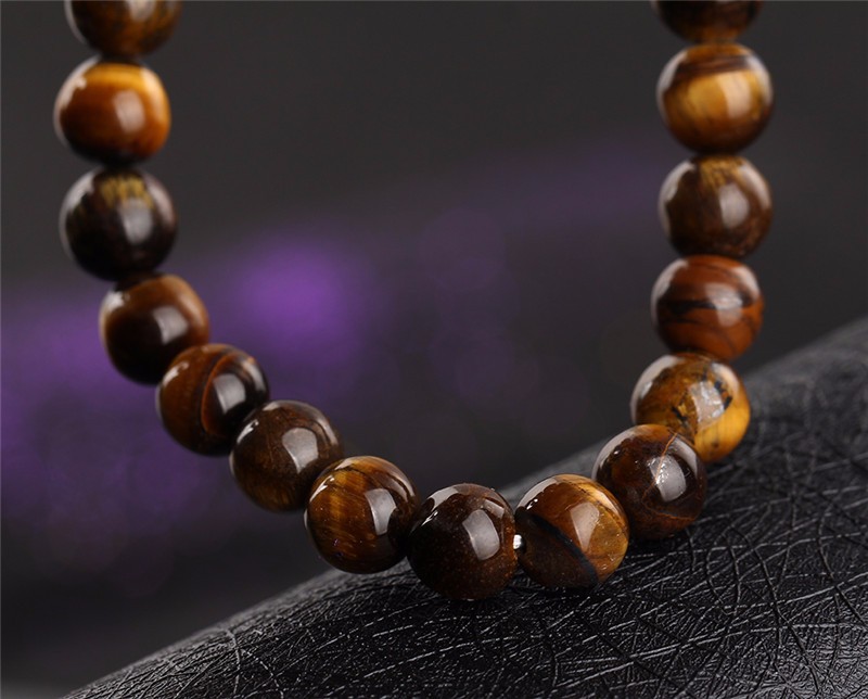 Armband "Buddha -Lion" -Brun/Guld - 3
