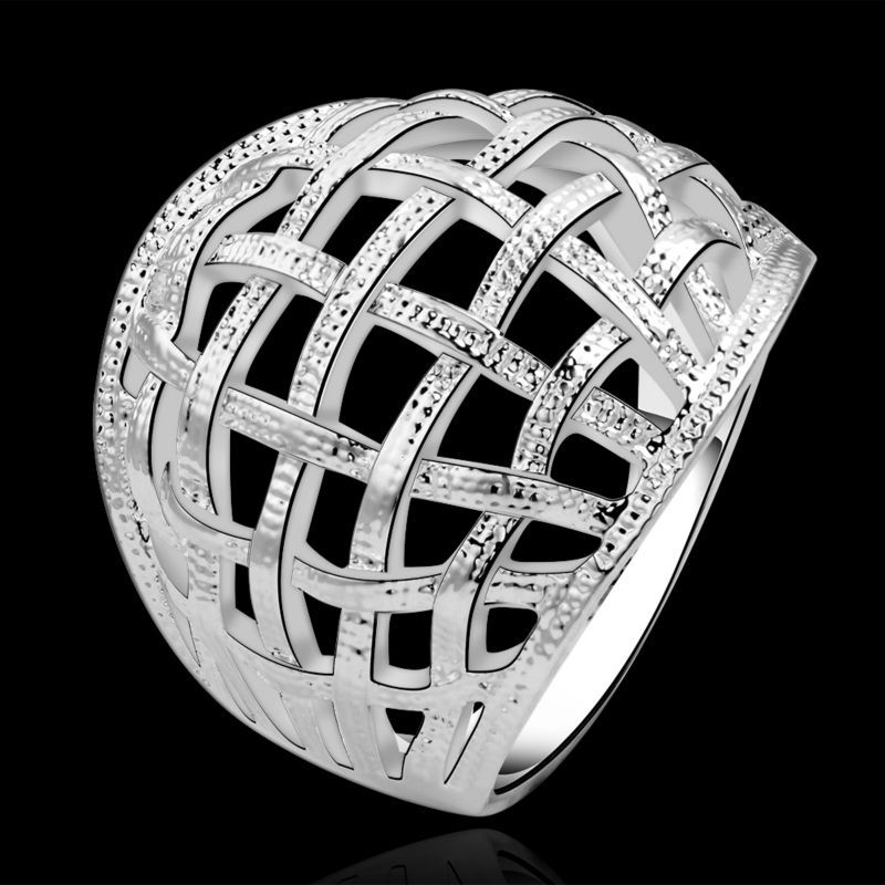 Ring i 925 Sterling Silverplätering - 2