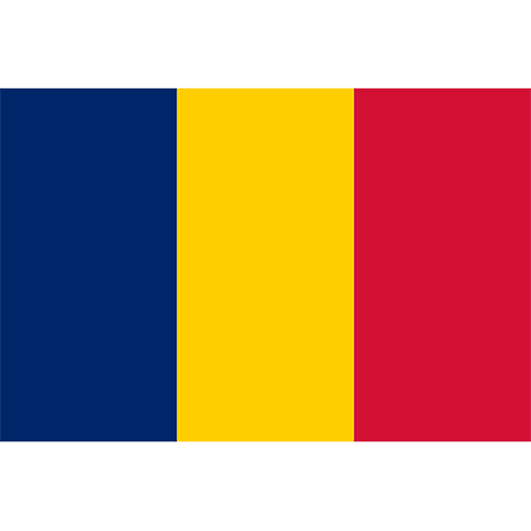 Nationsflagga Tchad