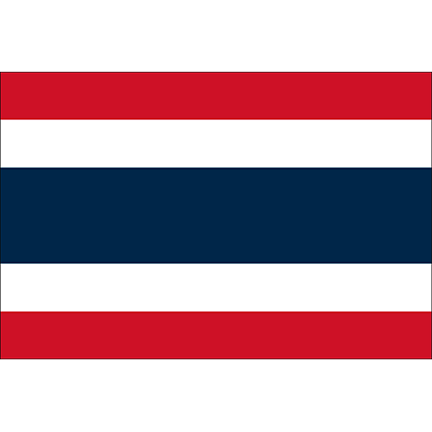 Nationsflagga Thailand