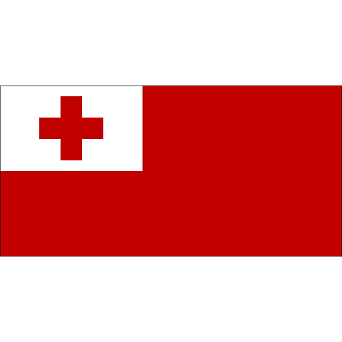 Nationsflagga Tonga