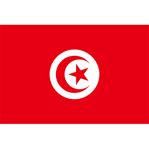 Nationsflagga Tunisien