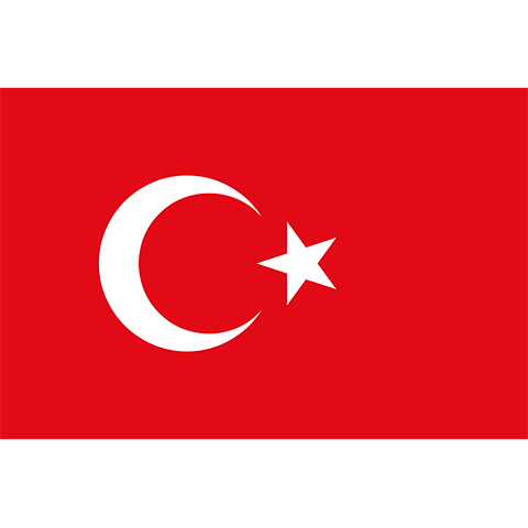 Nationsflagga Turkiet