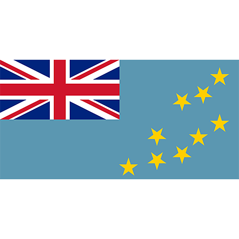 Nationsflagga Tuvalu