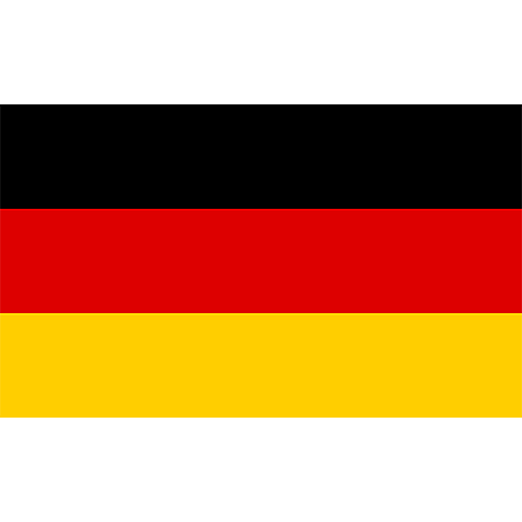 Nationsflagga Tyskland