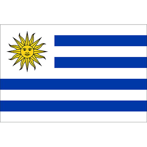 Nationsflagga Uruguay
