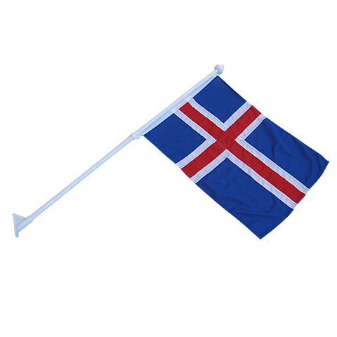 Fasadset Island, flagga 70cm