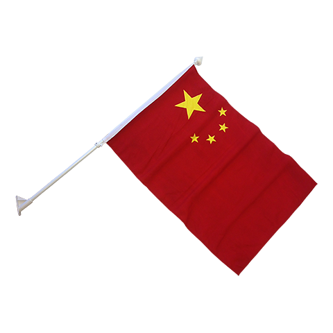 Fasadset Kina, flagga 70cm